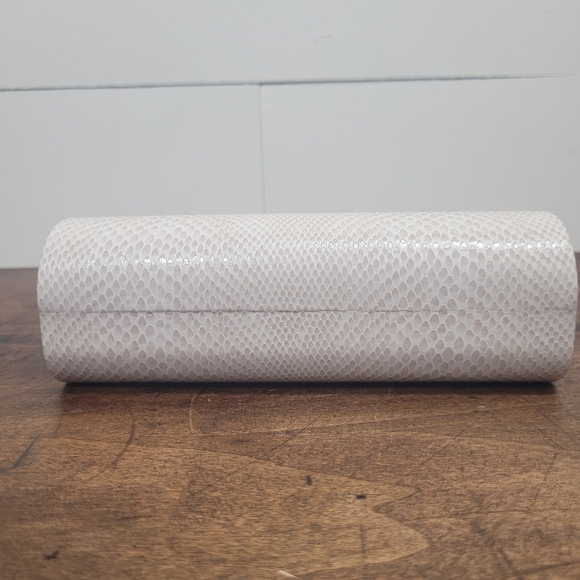 EUC Jimmy Choo Faux Snakeskin Hard Eyeglass Case Unisex/Women's/Men's - Picture 3 of 9